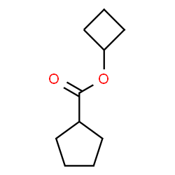 ChemSpider 2D Image | Cyclobutyl cyclopentanecarboxylate  | C10H16O2