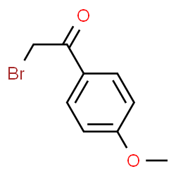 ChemSpider 2D Image | 4-Methoxyphenacyl bromide | C9H9BrO2