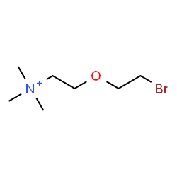 ChemSpider 2D Image | 2-(2-Bromoethoxy)-N,N,N-trimethylethanaminium | C7H17BrNO