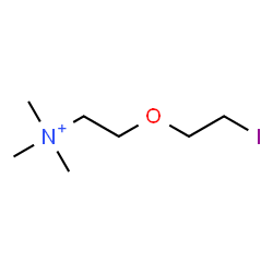 ChemSpider 2D Image | 2-(2-Iodoethoxy)-N,N,N-trimethylethanaminium | C7H17INO