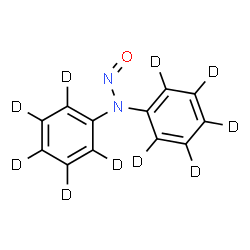 ChemSpider 2D Image | N-Nitroso-N-(~2~H_5_)phenyl(~2~H_5_)aniline | C12D10N2O