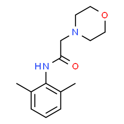 ChemSpider 2D Image | N1-(2,6-dimethylphenyl)-2-morpholinoacetamide | C14H20N2O2