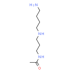 ChemSpider 2D Image | N(1)-acetylspermidine | C9H21N3O