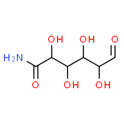 ChemSpider 2D Image | 2,3,4,5-Tetrahydroxy-6-oxohexanamide | C6H11NO6