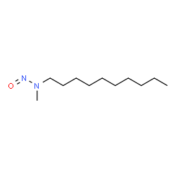 ChemSpider 2D Image | N-Methyl-N-nitroso-1-decanamine | C11H24N2O