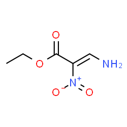 ChemSpider 2D Image | Ethyl (2Z)-3-amino-2-nitroacrylate | C5H8N2O4