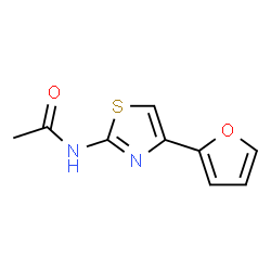 ChemSpider 2D Image | N-[4-(2-Furyl)-1,3-thiazol-2-yl]acetamide | C9H8N2O2S