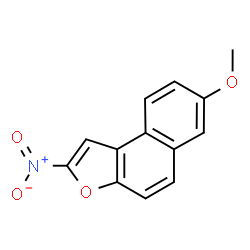 ChemSpider 2D Image | 2-Nitro-7-methoxynaphtho[2,1-b]furan | C13H9NO4