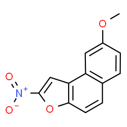 ChemSpider 2D Image | 8-Methoxy-2-nitronaphtho[2,1-b]furan | C13H9NO4