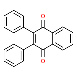 ChemSpider 2D Image | 2,3-Diphenyl-1,4-naphthoquinone | C22H14O2