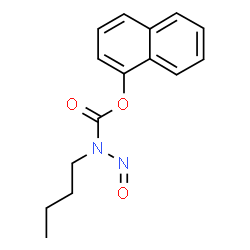 ChemSpider 2D Image | 1-Naphthyl butyl(nitroso)carbamate | C15H16N2O3