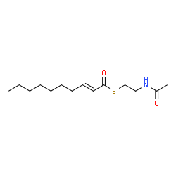 ChemSpider 2D Image | S-(2-Acetamidoethyl) (2E)-2-decenethioate | C14H25NO2S