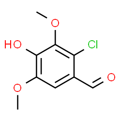 ChemSpider 2D Image | 2-Chlorosyringaldehyde | C9H9ClO4
