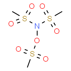 ChemSpider 2D Image | Tris(methylsulfonyl)hydroxylamine | C3H9NO7S3