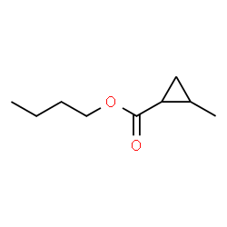 ChemSpider 2D Image | Butyl 2-methylcyclopropanecarboxylate | C9H16O2