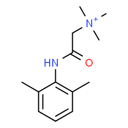 ChemSpider 2D Image | 2-[(2,6-Dimethylphenyl)amino]-N,N,N-trimethyl-2-oxoethanaminium | C13H21N2O