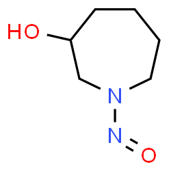 ChemSpider 2D Image | 1-Nitroso-3-azepanol | C6H12N2O2