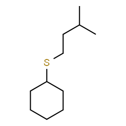 ChemSpider 2D Image | Sulfide, cyclohexyl isopentyl | C11H22S