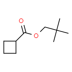 ChemSpider 2D Image | 2,2-Dimethylpropyl cyclobutanecarboxylate | C10H18O2