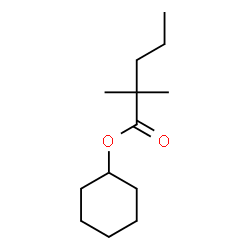 ChemSpider 2D Image | Cyclohexyl 2,2-dimethylpentanoate | C13H24O2