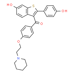 ChemSpider 2D Image | Raloxifene | C28H27NO4S