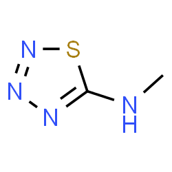 ChemSpider 2D Image | N-Methyl-1,2,3,4-thiatriazol-5-amine | C2H4N4S