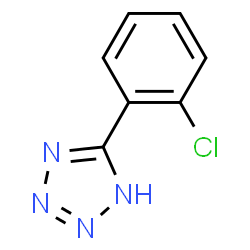 ChemSpider 2D Image | 5-(2-Chlorophenyl)-1H-tetrazole | C7H5ClN4