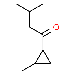 ChemSpider 2D Image | 3-Methyl-1-(2-methylcyclopropyl)-1-butanone | C9H16O