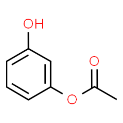 ChemSpider 2D Image | Resorcinol Monoacetate | C8H8O3