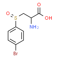 ChemSpider 2D Image | 3-[(4-Bromophenyl)sulfinyl]alanine | C9H10BrNO3S