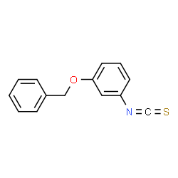 ChemSpider 2D Image | 3-Benzyloxyphenyl isothiocyanate | C14H11NOS