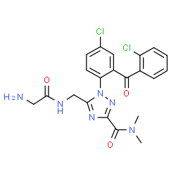 ChemSpider 2D Image | rilmazafone | C21H20Cl2N6O3