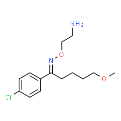ChemSpider 2D Image | Clovoxamine | C14H21ClN2O2