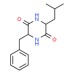 ChemSpider 2D Image | 3-Benzyl-6-isobutyl-2,5-piperazinedione | C15H20N2O2
