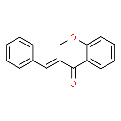 ChemSpider 2D Image | 3-benzylidenechroman-4-one | C16H12O2