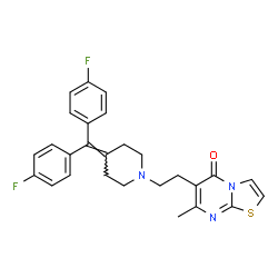 ChemSpider 2D Image | Ritanserin | C27H25F2N3OS