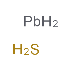 ChemSpider 2D Image | hydrogen sulfide; lead | H2PbS