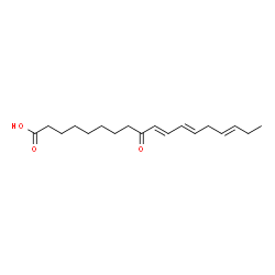 ChemSpider 2D Image | 9-Oxo-10,12,15-octadecatrienoic acid | C18H28O3
