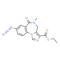 ChemSpider 2D Image | Ro15-4513 | C15H14N6O3