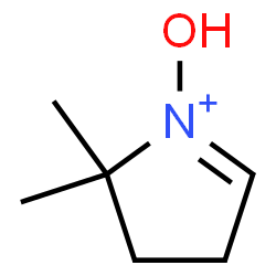 ChemSpider 2D Image | 1-Hydroxy-2,2-dimethyl-3,4-dihydro-2H-pyrrolium | C6H12NO