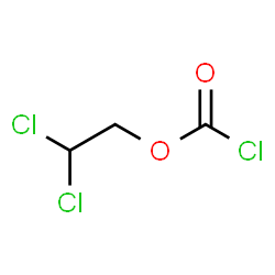 ChemSpider 2D Image | 2,2-Dichloroethyl chloroformate | C3H3Cl3O2