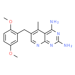 ChemSpider 2D Image | piritrexim | C17H19N5O2