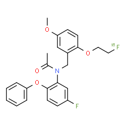 ChemSpider 2D Image | FEDAA-1106 F-18 | C24H23F18FNO4