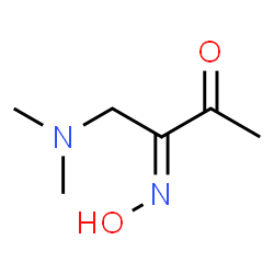 ChemSpider 2D Image | (3E)-4-(Dimethylamino)-3-(hydroxyimino)-2-butanone | C6H12N2O2