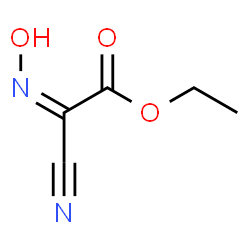 ChemSpider 2D Image | ethyl cyanohydroxyiminoacetate | C5H6N2O3