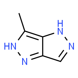 ChemSpider 2D Image | 3-methyl-1,4-dihydropyrazolo[4,3-c]pyrazole | C5H6N4