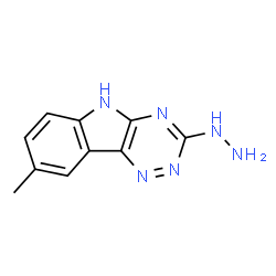 ChemSpider 2D Image | 3-Hydrazino-8-methyl-5H-[1,2,4]triazino[5,6-b]indole | C10H10N6