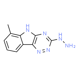 ChemSpider 2D Image | 3-Hydrazino-6-methyl-5H-[1,2,4]triazino[5,6-b]indole | C10H10N6