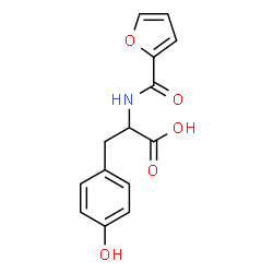 ChemSpider 2D Image | N-2-Furoyltyrosine | C14H13NO5