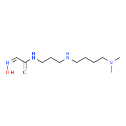 ChemSpider 2D Image | (2Z)-N-(3-{[4-(Dimethylamino)butyl]amino}propyl)-2-(hydroxyimino)acetamide | C11H24N4O2